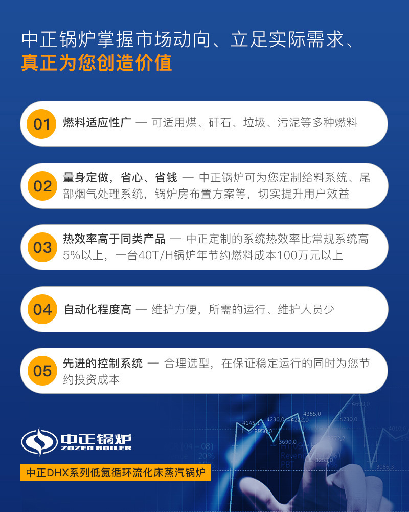 DHX系列循环流化床蒸汽锅炉